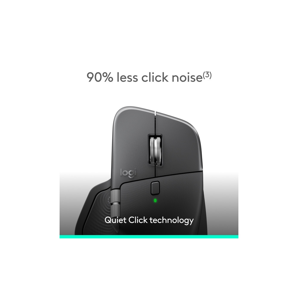 Produktbild för Logitech MX Master 4 for Business - mus - Bluetooth, 2.4 GHz