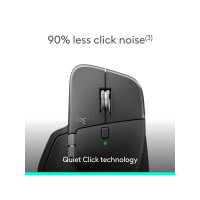 Produktbild för Logitech MX Master 4 for Business - mus - Bluetooth, 2.4 GHz