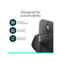 Produktbild för Logitech MX Master 4 for Business - mus - Bluetooth, 2.4 GHz