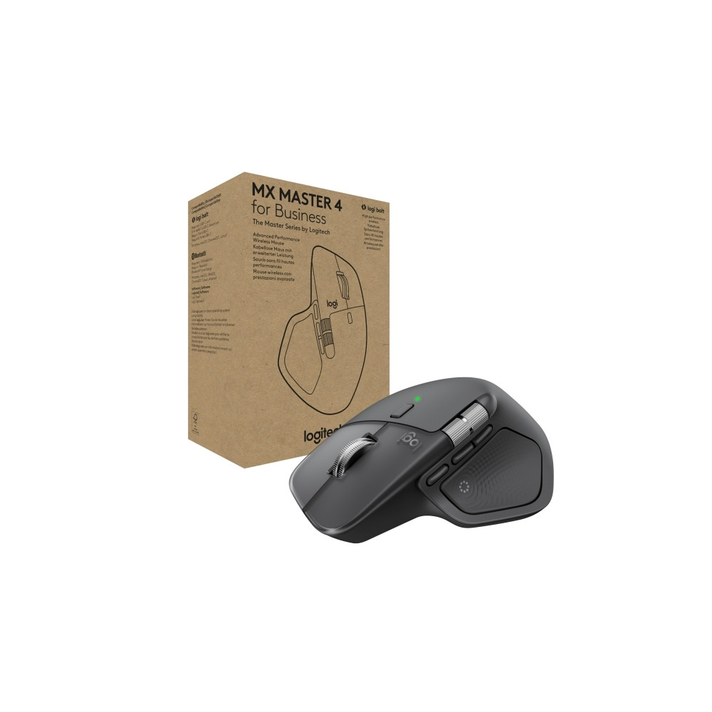 Produktbild för Logitech MX Master 4 for Business - mus - Bluetooth, 2.4 GHz