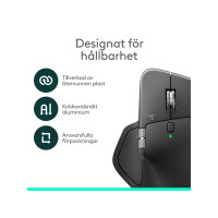 Produktbild för Logitech MX Master 4 for Business - mus - Bluetooth, 2.4 GHz