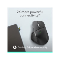 Produktbild för Logitech MX Master 4 for Business - mus - Bluetooth, 2.4 GHz