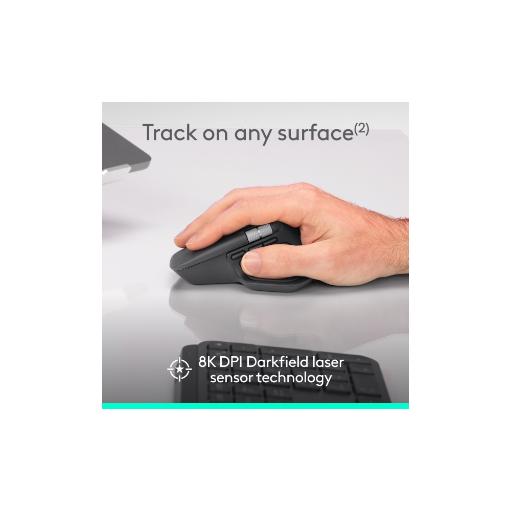 Produktbild för Logitech MX Master 4 for Business - mus - Bluetooth, 2.4 GHz