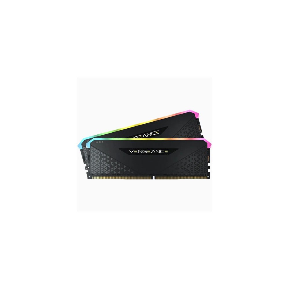 Produktbild för CORSAIR Vengeance RGB RS - DDR4 - sats - 32 GB: 2 x 16 GB - DIMM 288-pin - 3200 MHz / PC4-25600 - ej buffrad