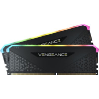 Produktbild för CORSAIR Vengeance RGB RS - DDR4 - sats - 32 GB: 2 x 16 GB - DIMM 288-pin - 3200 MHz / PC4-25600 - ej buffrad