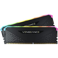 Produktbild för CORSAIR Vengeance RGB RS - DDR4 - sats - 32 GB: 2 x 16 GB - DIMM 288-pin - 3200 MHz / PC4-25600 - ej buffrad