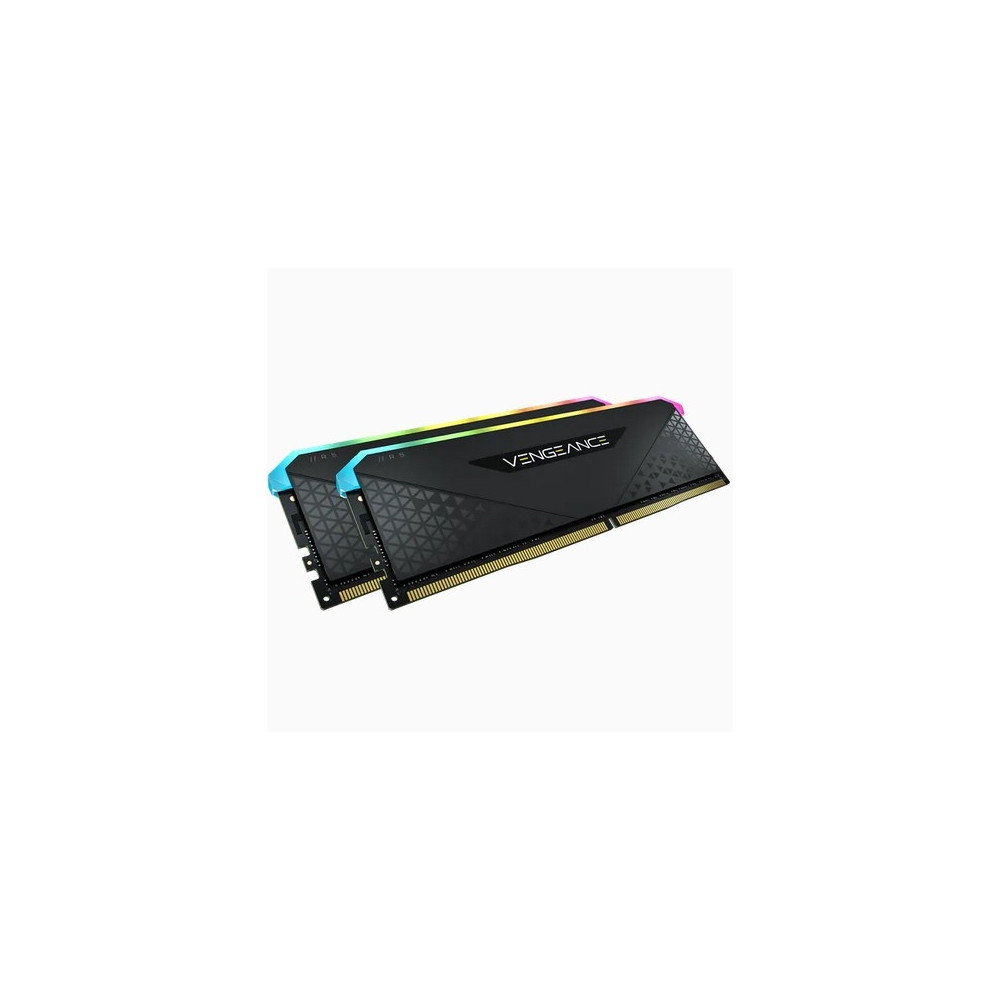 Produktbild för CORSAIR Vengeance RGB RS - DDR4 - sats - 32 GB: 2 x 16 GB - DIMM 288-pin - 3200 MHz / PC4-25600 - ej buffrad