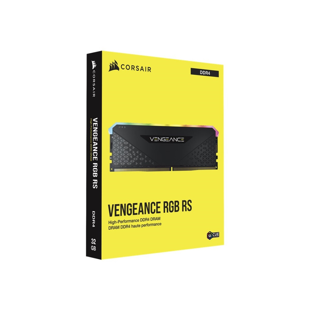 Produktbild för CORSAIR Vengeance RGB RS - DDR4 - sats - 32 GB: 2 x 16 GB - DIMM 288-pin - 3200 MHz / PC4-25600 - ej buffrad