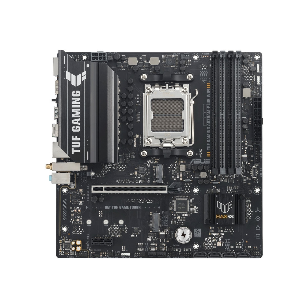 Produktbild för ASUS TUF GAMING A620AM-PLUS WIFI - moderkort - micro ATX - Socket AM5 - AMD A620A