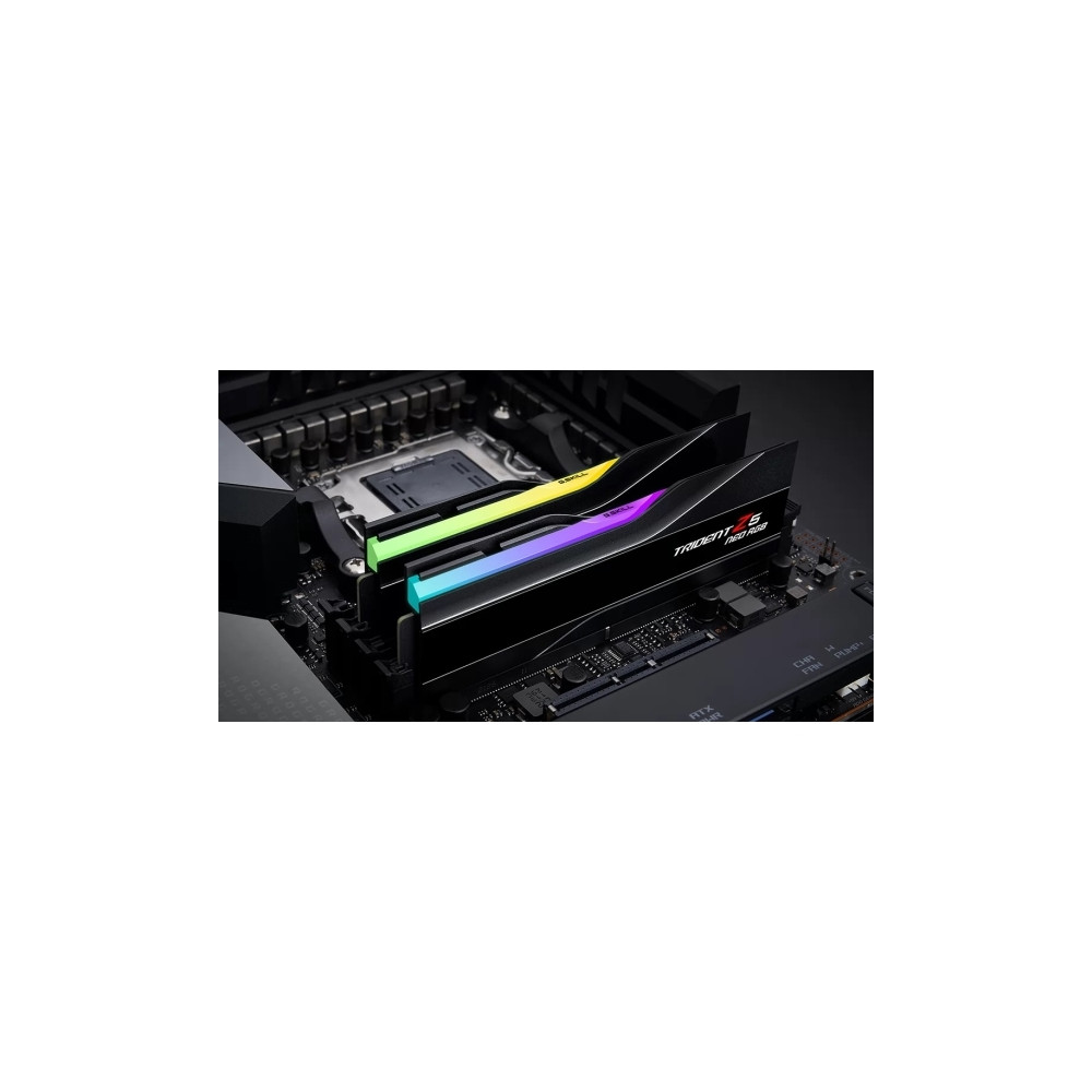 Produktbild för G.Skill Trident Z5 Neo RGB - DDR5 - sats - 32 GB: 2 x 16 GB - DIMM 288-pin / PC5-48000 - ej buffrad