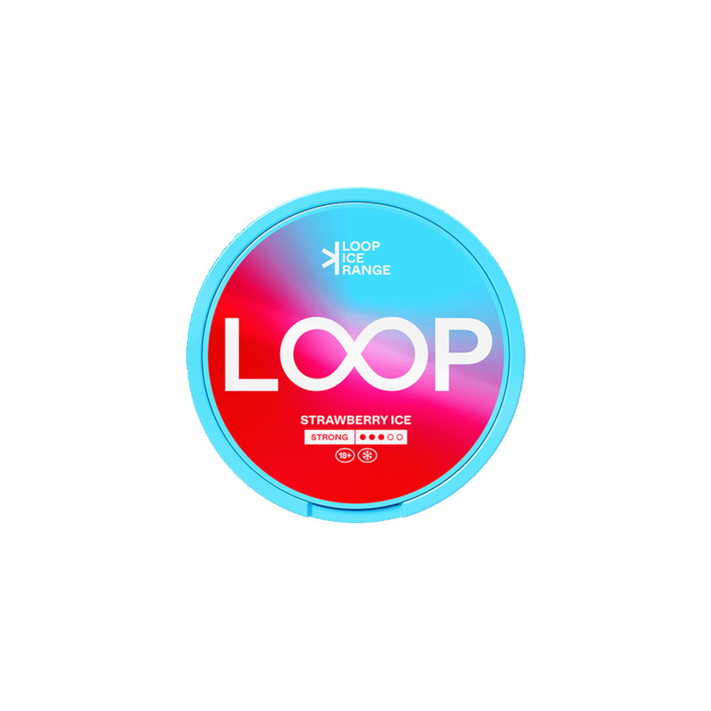 Produktbild för Loop Strawberry Ice Strong 10-pack