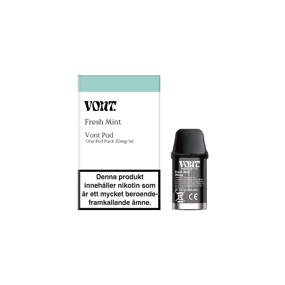 Produktbild för Vont 1-Pod Pack - Fresh Mint 20mg