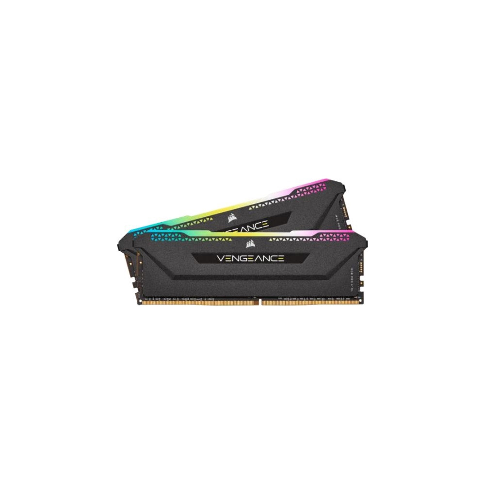 Produktbild för CORSAIR Vengeance RGB PRO SL - DDR4 - sats - 32 GB: 2 x 16 GB - DIMM 288-pin / PC4-25600 - ej buffrad