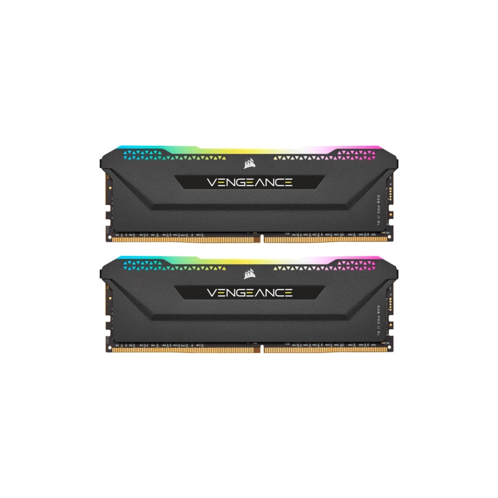 Produktbild för CORSAIR Vengeance RGB PRO SL - DDR4 - sats - 32 GB: 2 x 16 GB - DIMM 288-pin / PC4-25600 - ej buffrad
