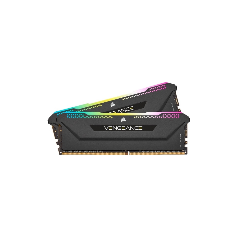 Produktbild för CORSAIR Vengeance RGB PRO SL - DDR4 - sats - 32 GB: 2 x 16 GB - DIMM 288-pin / PC4-25600 - ej buffrad