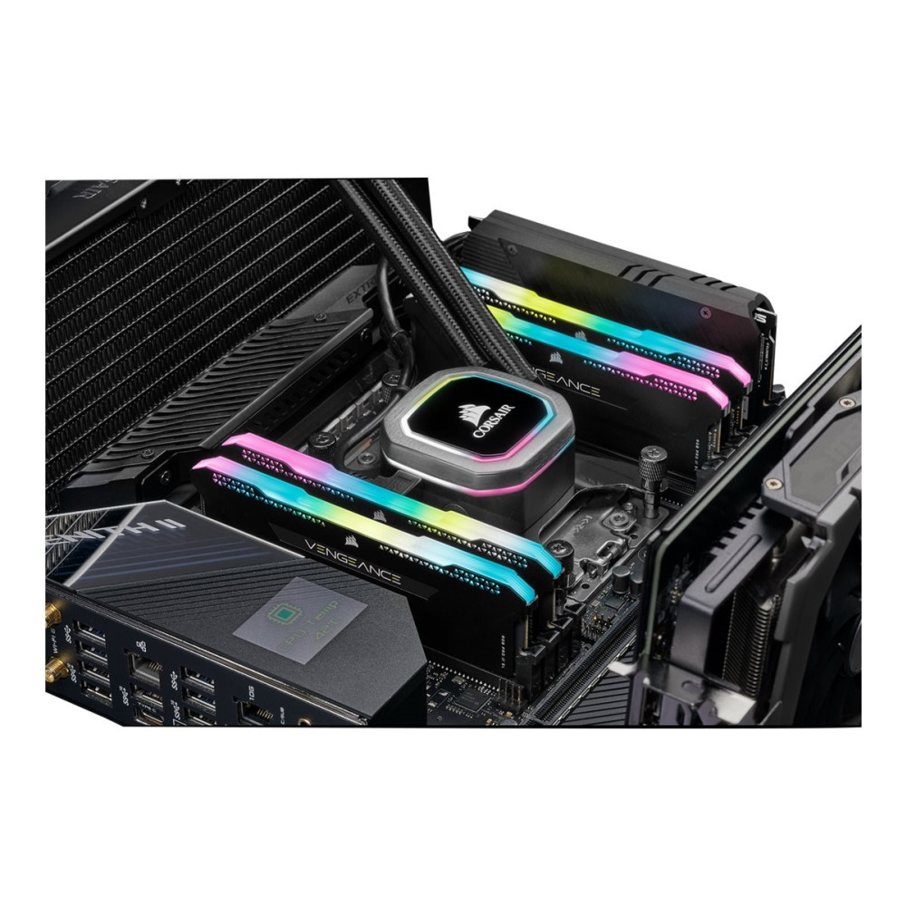 Produktbild för CORSAIR Vengeance RGB PRO SL - DDR4 - sats - 32 GB: 2 x 16 GB - DIMM 288-pin / PC4-25600 - ej buffrad