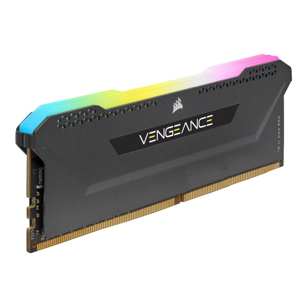 Produktbild för CORSAIR Vengeance RGB PRO SL - DDR4 - sats - 32 GB: 2 x 16 GB - DIMM 288-pin / PC4-25600 - ej buffrad