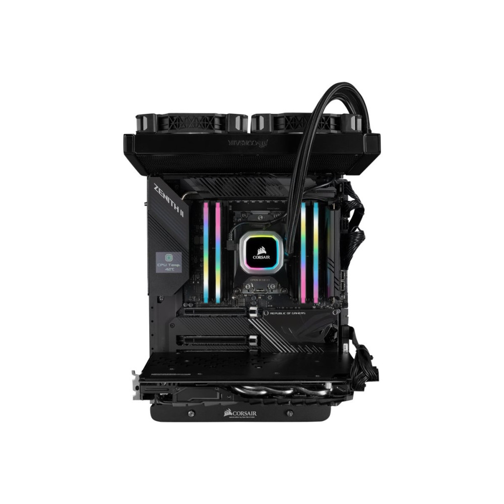 Produktbild för CORSAIR Vengeance RGB PRO SL - DDR4 - sats - 32 GB: 2 x 16 GB - DIMM 288-pin / PC4-25600 - ej buffrad