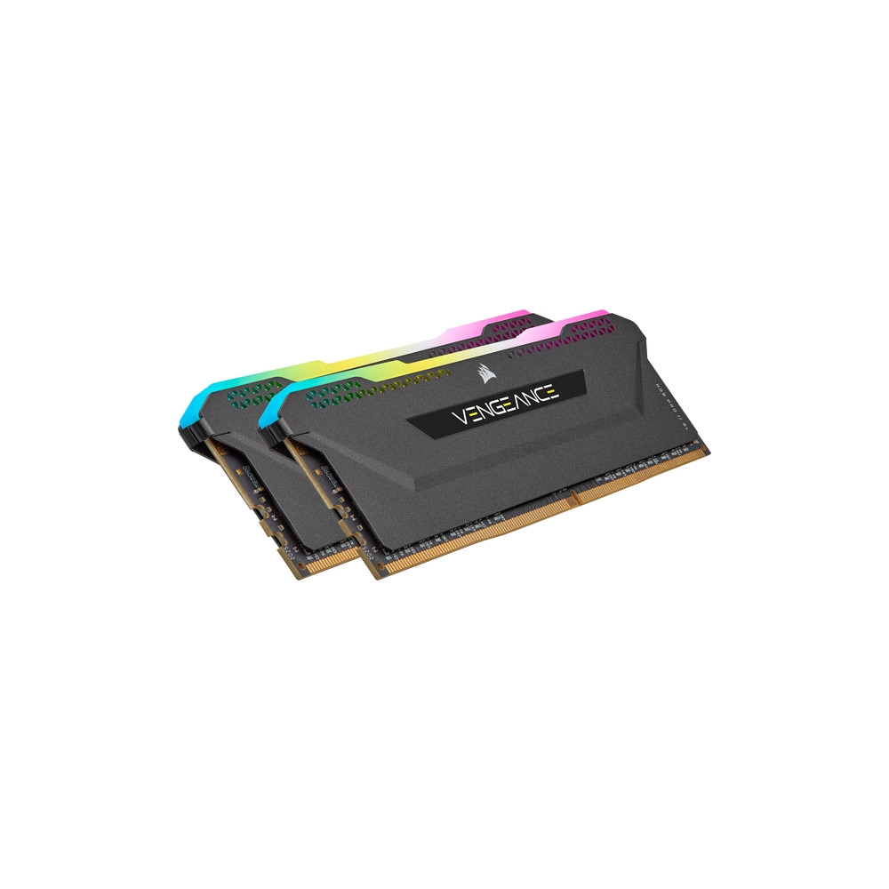 Produktbild för CORSAIR Vengeance RGB PRO SL - DDR4 - sats - 32 GB: 2 x 16 GB - DIMM 288-pin / PC4-25600 - ej buffrad