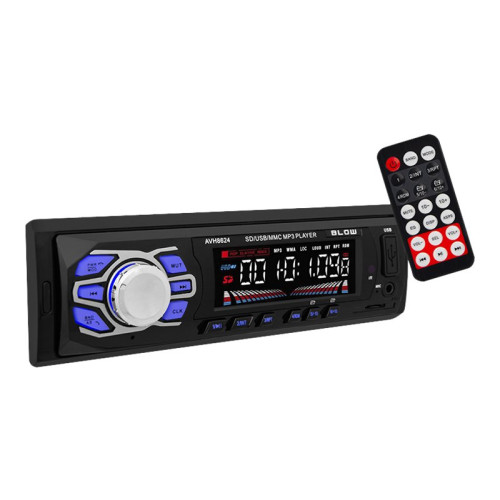 BLOW Blow AVH-8624 - Bil - digital mottagare - inbyggd enhet - Enkel-DIN