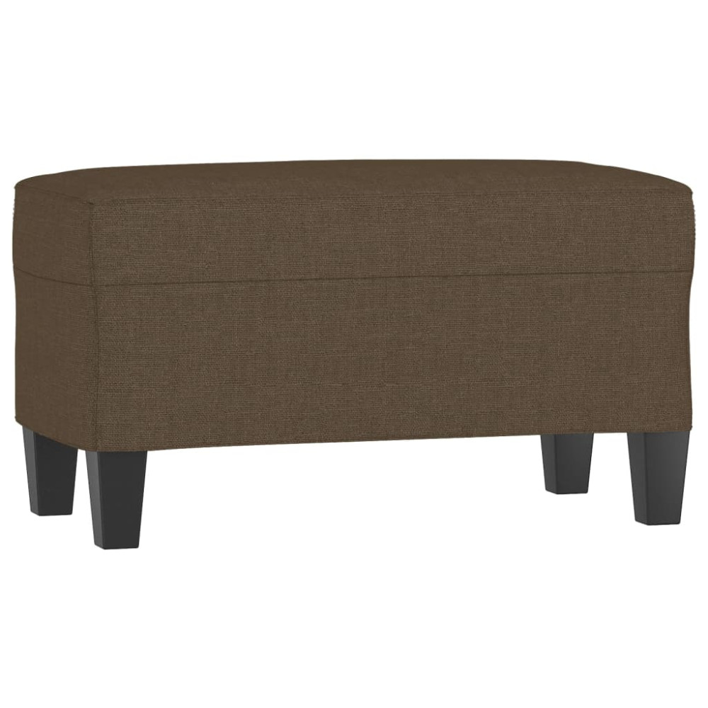 Produktbild för Bänk brun 70x35x41 cm tyg