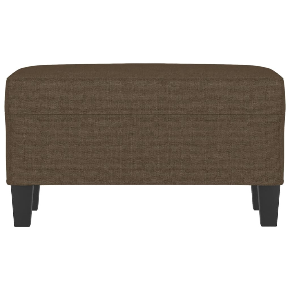 Produktbild för Bänk brun 70x35x41 cm tyg