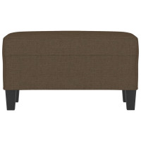 Produktbild för Bänk brun 70x35x41 cm tyg
