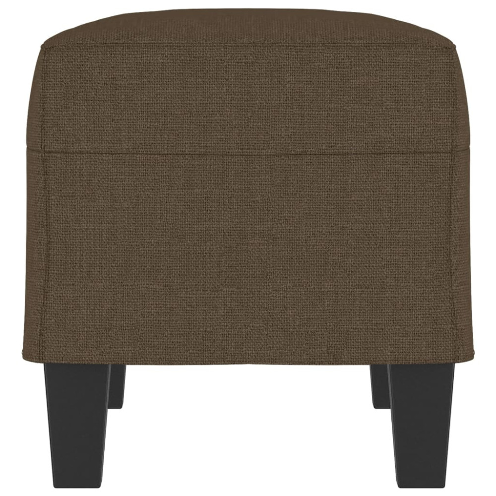 Produktbild för Bänk brun 70x35x41 cm tyg