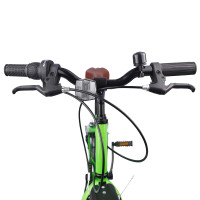 Produktbild för Barncykel 24 Tum 6-Speed för 8-12 år gamla Grön