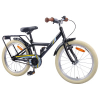Produktbild för Barncykel 24 Tum för 8-12 år gamla Svart