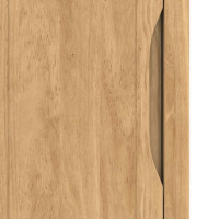 Produktbild för Badrumshögt skåp FLORO Vaxbrun 35 x 30 x 160 cm Massiv furu