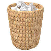 Produktbild för Papperskorgar för avfall 2 pcs Naturfärg 26 x 26 x 29 cm