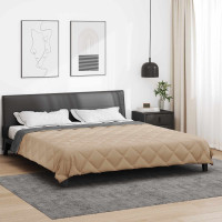 Produktbild för Sommar Duvet Antracit och Taupe 220 x 260 cm Mikrofiber