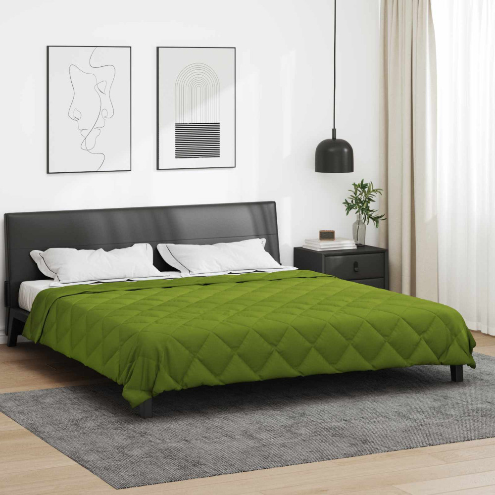 Produktbild för Full Års-Duvet Grön 200 x 240 cm Mikrofiber
