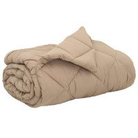Produktbild för Full Års-Duvet Taupe 220 x 240 cm Mikrofiber
