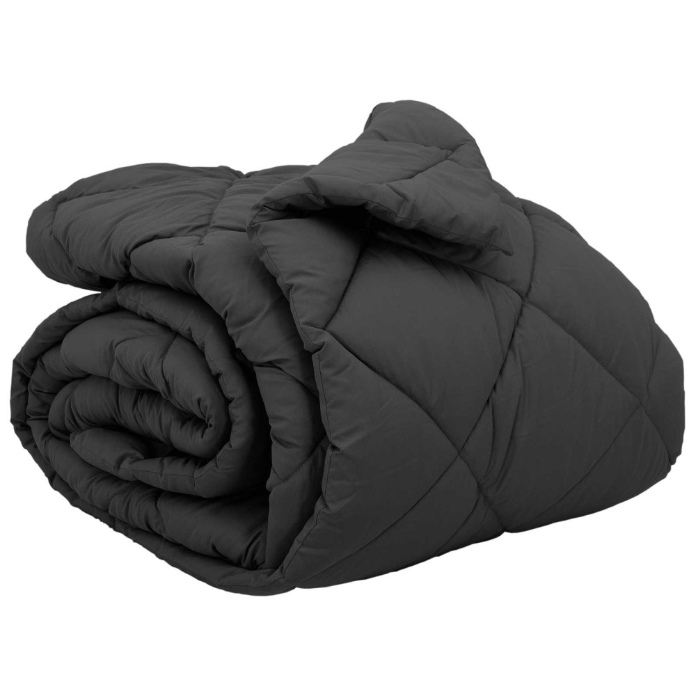 Produktbild för Vinter Täcke Antracit 200 x 200 cm Mikrofiber