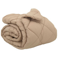 Produktbild för Vinter Täcke Taupe 200 x 200 cm Mikrofiber
