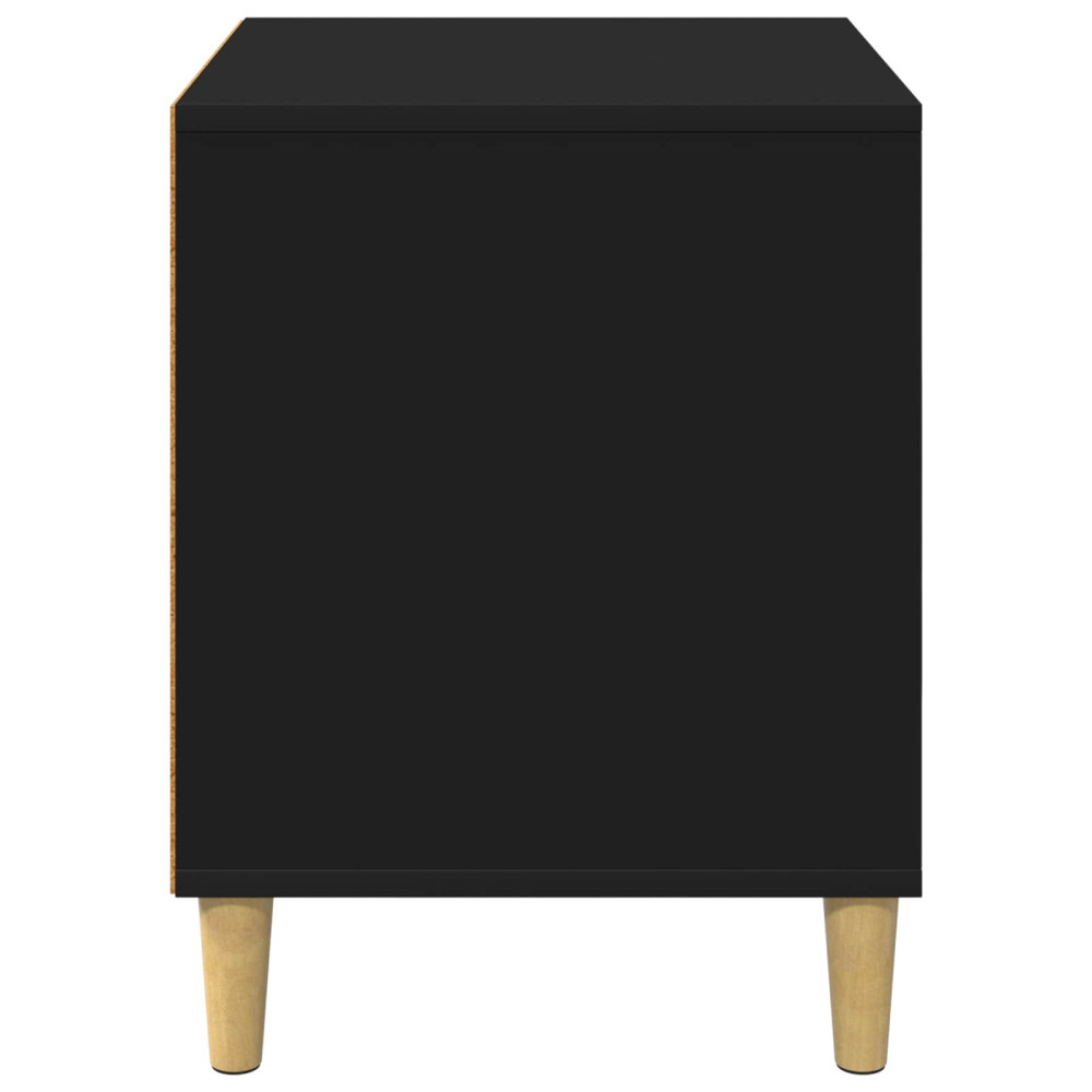 Produktbild för Katt hus Svart 42,5 x 40 x 53 cm Konstruerat trä