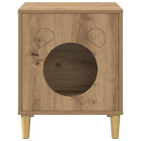 Produktbild för Katt hus Artisan Ek 42,5 x 40 x 53 cm Konstruerat trä