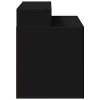 Produktbild för Katt hus Svart 42,5 x 40 x 53,5 cm Konstruerat trä