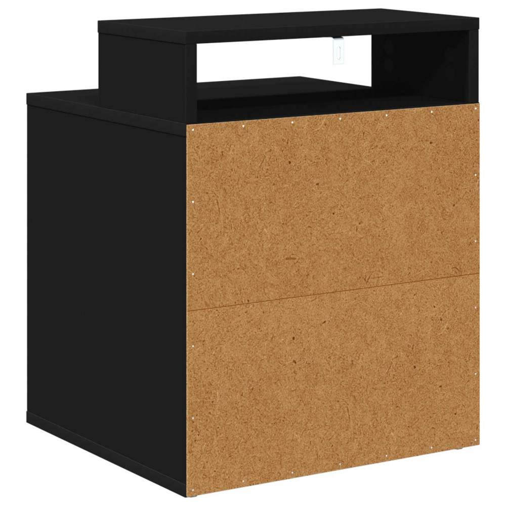 Produktbild för Katt hus Svart 42,5 x 40 x 53,5 cm Konstruerat trä
