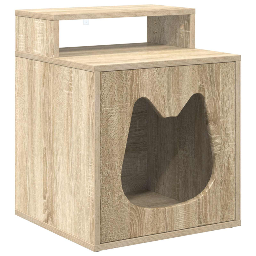 Produktbild för Katt hus Sonoma 42,5 x 40 x 53,5 cm Konstruerat trä