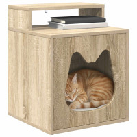 Produktbild för Katt hus Sonoma 42,5 x 40 x 53,5 cm Konstruerat trä