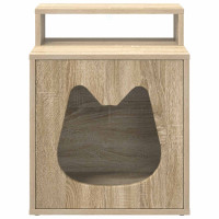 Produktbild för Katt hus Sonoma 42,5 x 40 x 53,5 cm Konstruerat trä