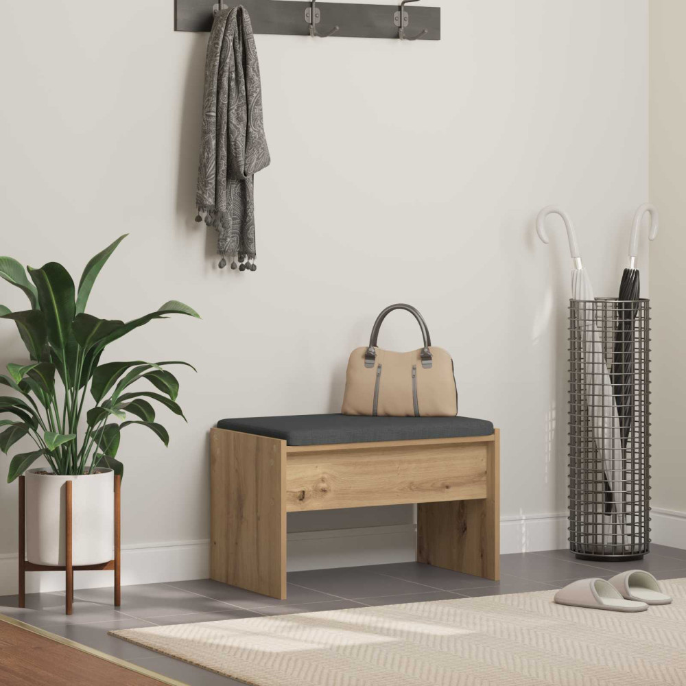 Produktbild för Hallbänk Artisan Ek 63 x 38 x 40 cm