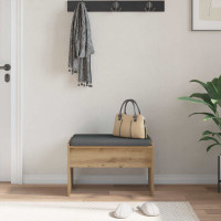 Produktbild för Hallbänk Artisan Ek 63 x 38 x 40 cm