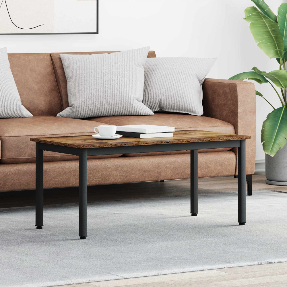 Produktbild för Kaffeebord Gammalt trä 100 x 50 x 45 cm Konstruerat trä