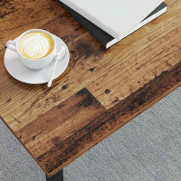 Produktbild för Kaffeebord Gammalt trä 100 x 50 x 45 cm Konstruerat trä