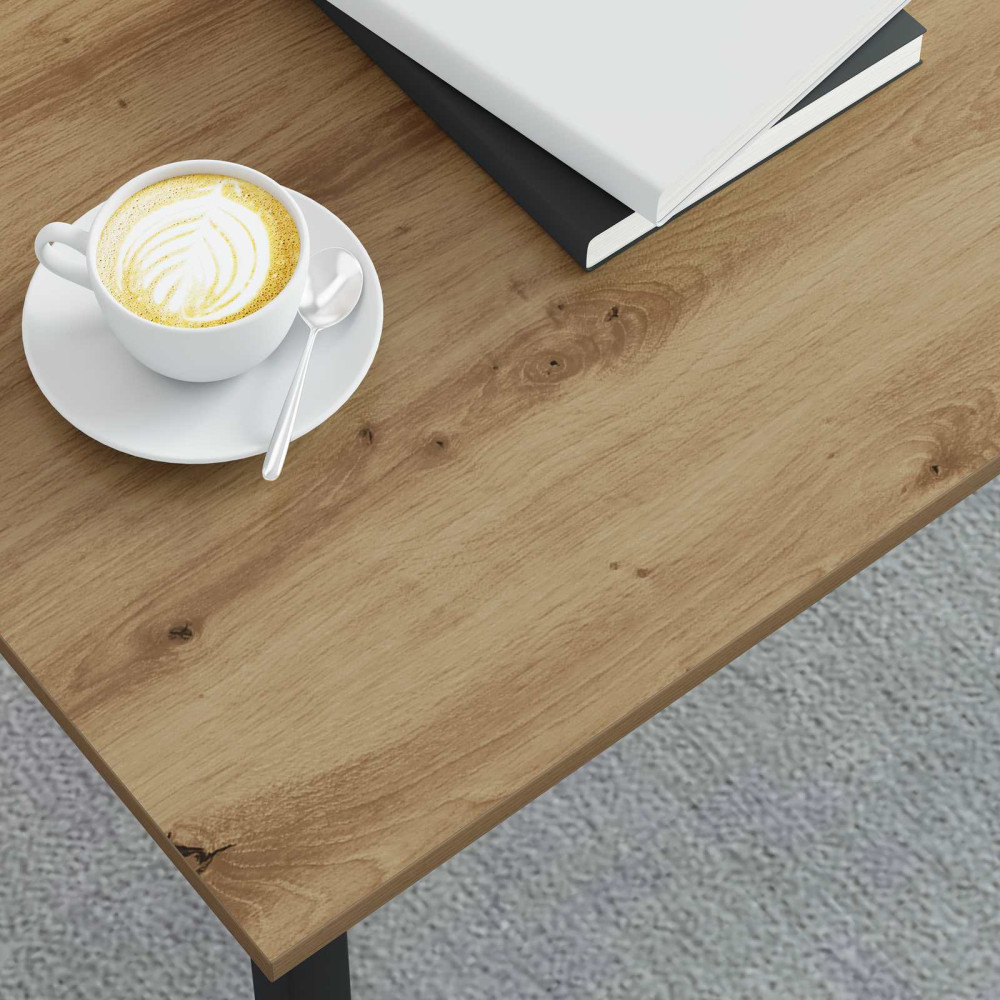 Produktbild för Kaffeebord Artisan Ek 100 x 50 x 45 cm Konstruerat trä