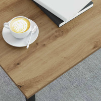 Produktbild för Kaffeebord Artisan Ek 100 x 50 x 45 cm Konstruerat trä